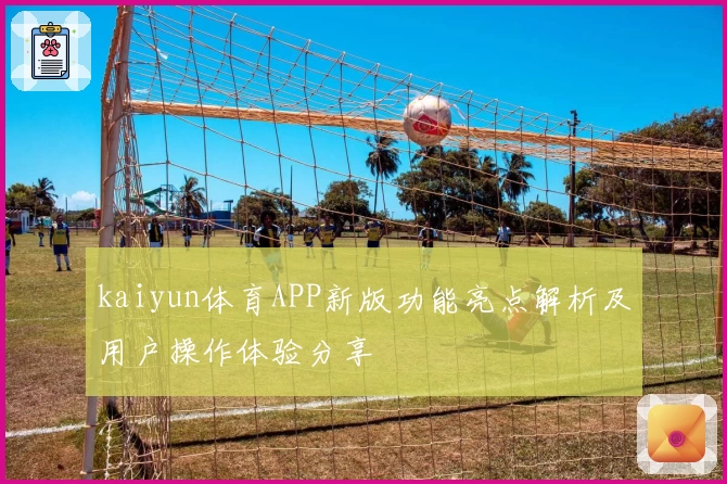 kaiyun体育APP新版功能亮点解析及用户操作体验分享